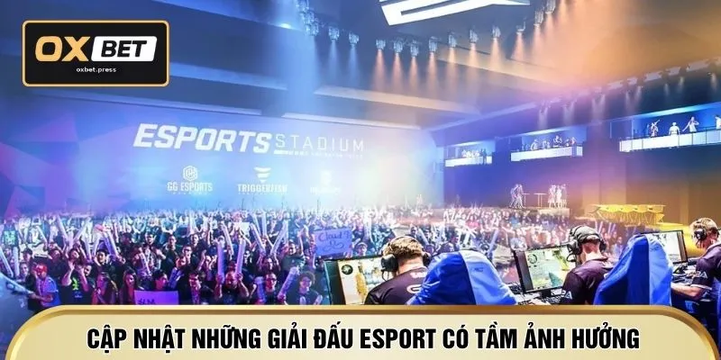 Cập nhật những giải đấu Esport có tầm ảnh hưởng