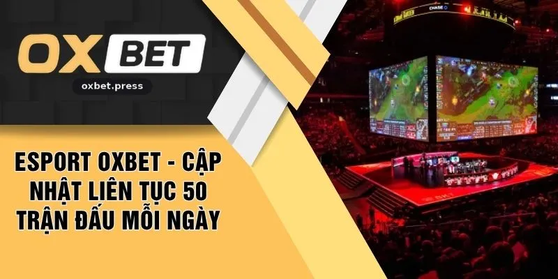 Esport OXBET - Cập Nhật Liên Tục 50 Trận Đấu Mỗi Ngày