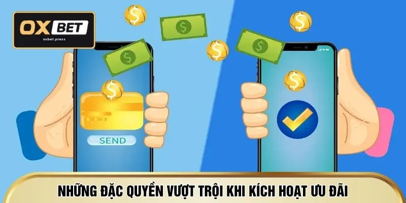 Những đặc quyền vượt trội khi kích hoạt ưu đãi